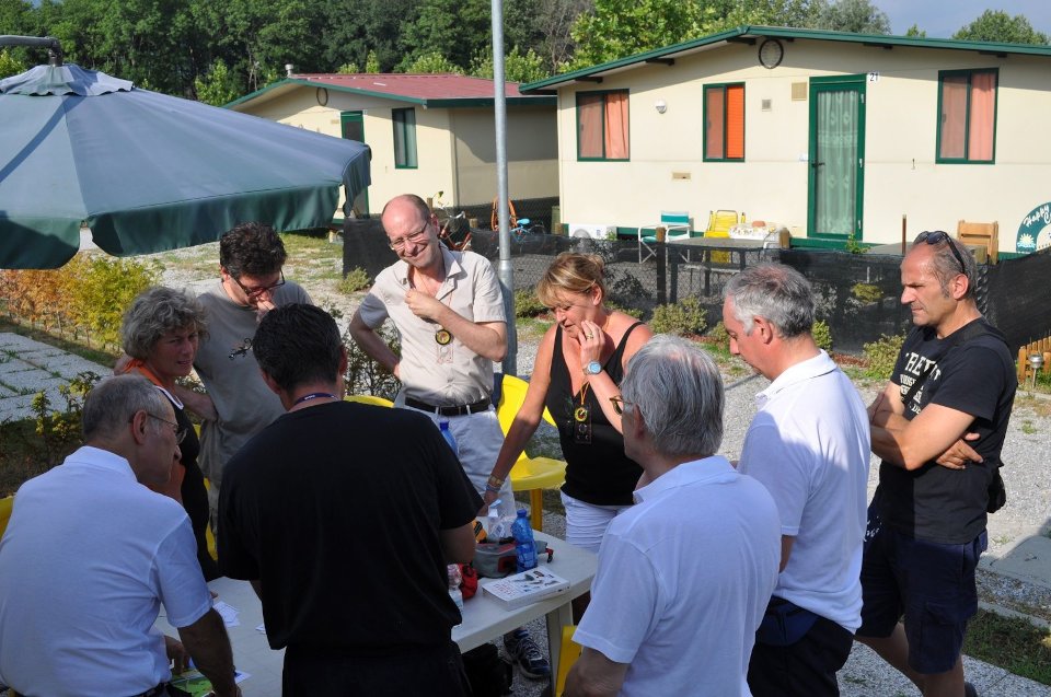 Briefing prima di una attività outdoor