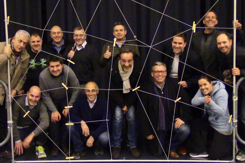 Il risultato di un team building: un gruppo affiatato